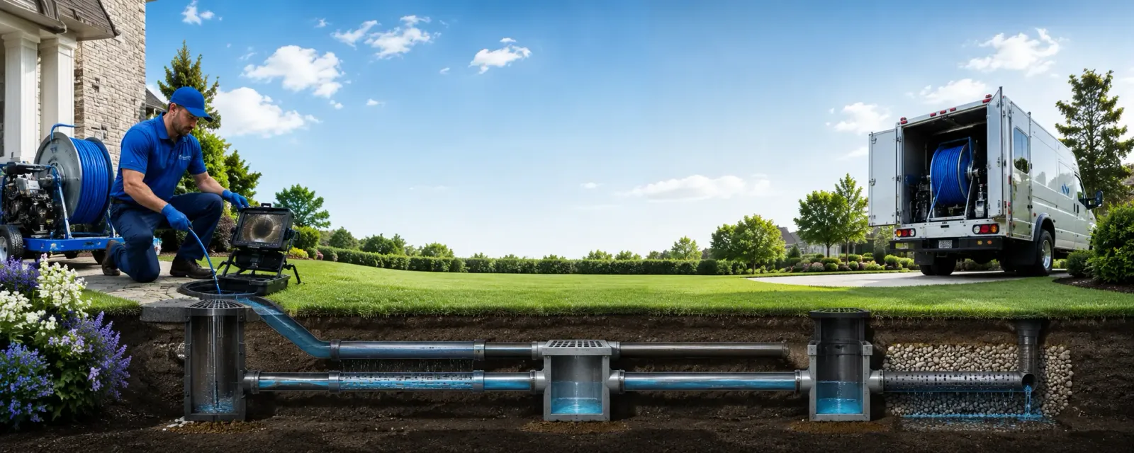 Outdoor drain cleaning information for York Springs, PA